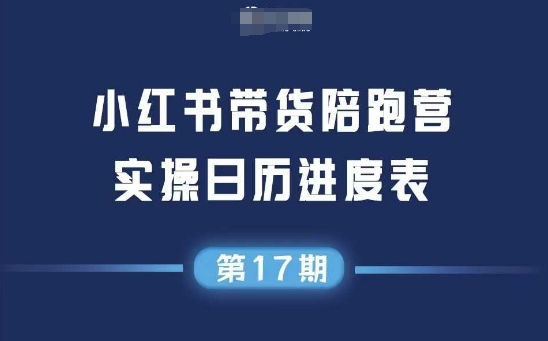 小红书第17期带货陪跑营，不囤货，无不直播，无不投流，通过选品+笔记内容+测品+笔记铺量+矩阵运营打爆款-悟思笔记，一个低调的学习营。