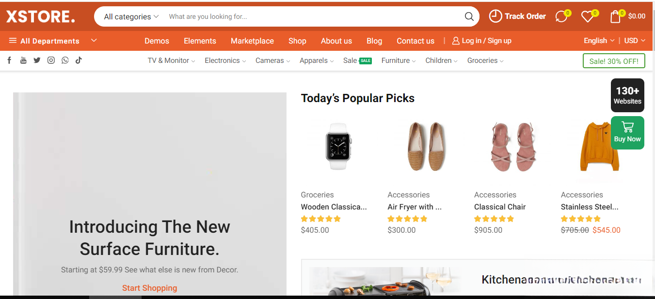 WordPress主题–Xstore v9.5.1 Woocommerce主题 破解版下载-悟思笔记，一个低调的学习营。