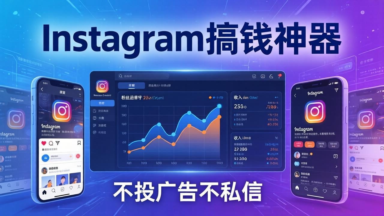 Instagram搞钱神器：月涨6万粉+月入5万刀，不投广告不私信，靠算法+低价产品-悟思笔记，一个低调的学习营。