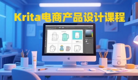 大梦老师·Krita电商产品设计课程-悟思笔记，一个低调的学习营。