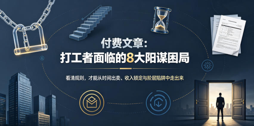 付费文章：打工者面临的8大阳谋困局-悟思笔记，一个低调的学习营。