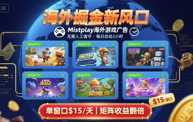 海外掘金新风口，Mistplay海外游戏广告，每日自动运行，单窗口稳入2美刀 ，可矩阵操作【揭秘】-悟思笔记，一个低调的学习营。