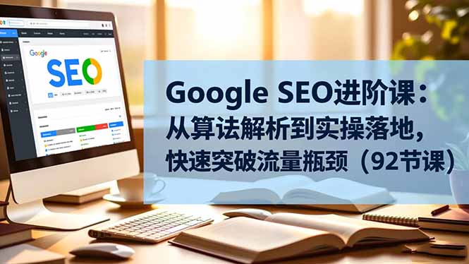 Google SEO进阶课：从算法解析到实操落地，快速突破流量瓶颈(92节课-悟思笔记，一个低调的学习营。