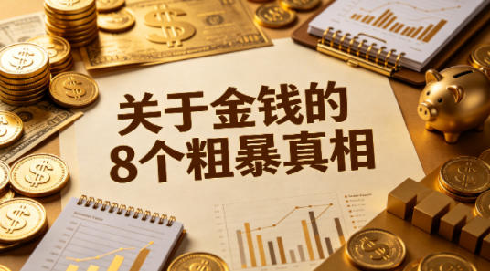 某公众号付费文章：关于金钱的8个粗暴真相-悟思笔记，一个低调的学习营。