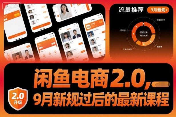 闲鱼电商2.0，9月新规过后的最新课程-悟思笔记，一个低调的学习营。