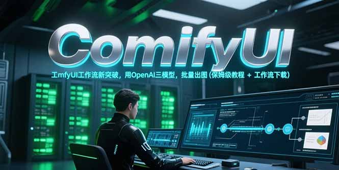 ComfyUI工作流新突破，用OpenAI三模型，批量出图(保姆级教程+工作流下载-悟思笔记，一个低调的学习营。