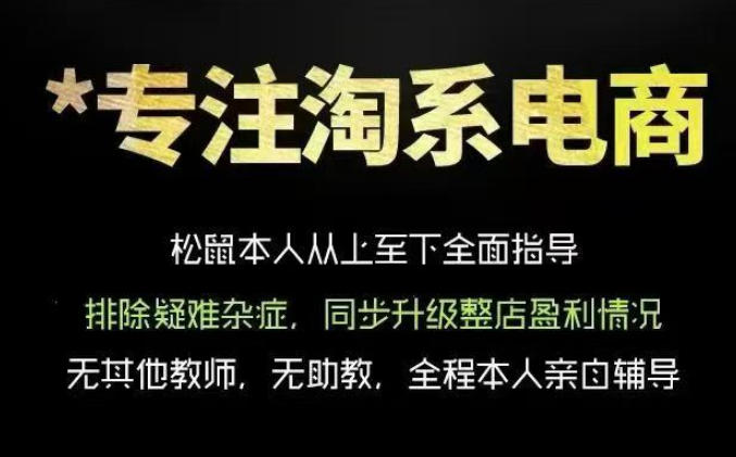 松鼠会电商VIP课程，从基础布局到高阶优化，助你掌握淘宝运营逻辑，提升店铺流量与转化(更新0823)-悟思笔记，一个低调的学习营。