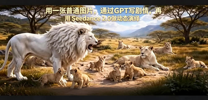 用一张普通图片，通过GPT写剧情，再用Seedance 2.0做动态演绎，居然能生成迪士尼风格搞笑动画-悟思笔记，一个低调的学习营。