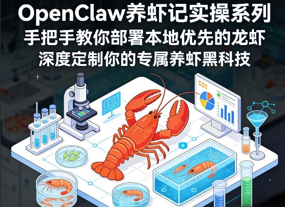 OpenClaw养虾记实操系列，手把手教你部署本地优先的龙虾，深度定制你的专属养虾黑科技-悟思笔记，一个低调的学习营。