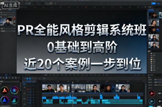 PR全能风格剪辑系统班，0基础到高阶，近20个案例一步到位-悟思笔记，一个低调的学习营。