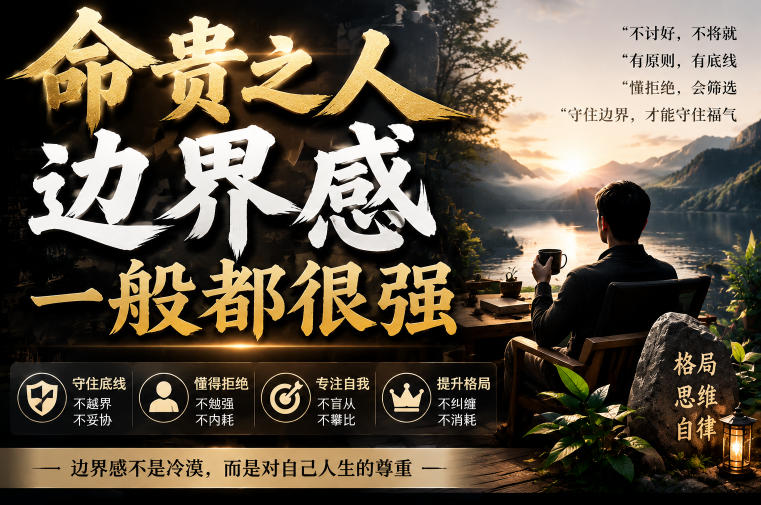 付费文章：命贵之人，边界感一般都很强-悟思笔记，一个低调的学习营。
