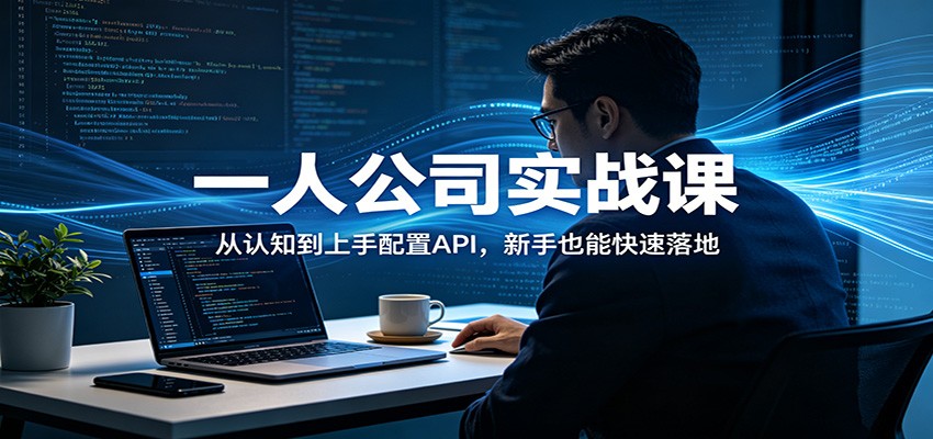 一人公司实战课：从认知到上手配置API，新手也能快速落地-悟思笔记，一个低调的学习营。