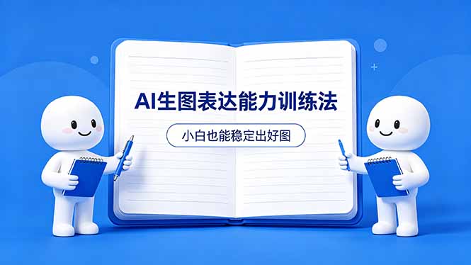 AI生图不是做漂亮图，而是表达能力。这套方法让小白也能稳定出好图-悟思笔记，一个低调的学习营。