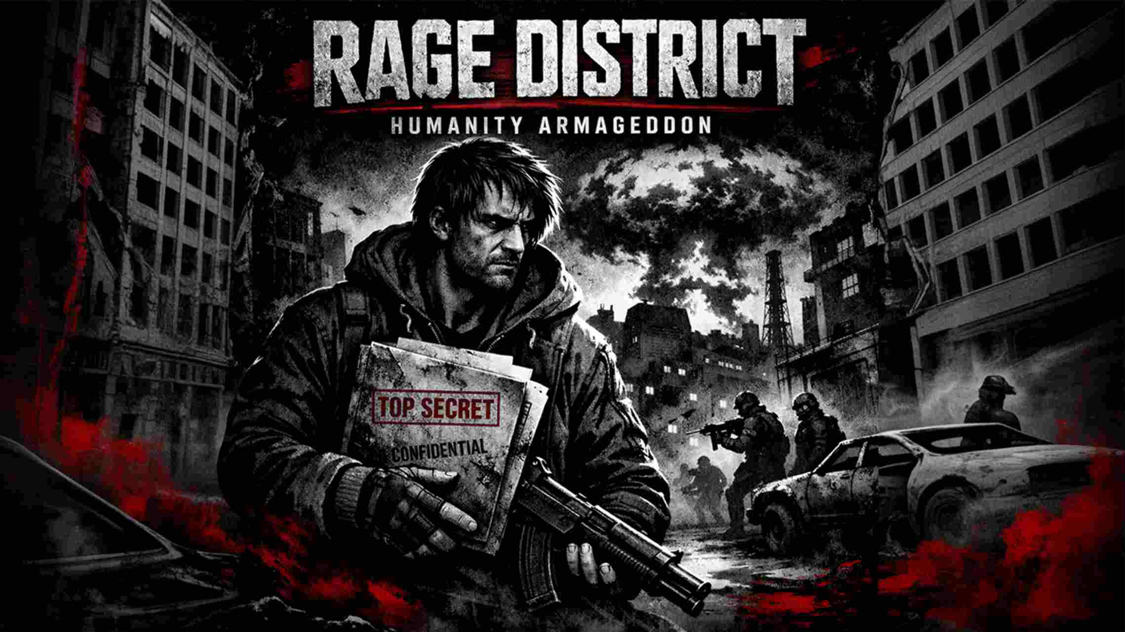 【美版】狂怒区 人类末日 Rage District – Humanity Armageddon 英语-悟思笔记，一个低调的学习营。