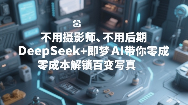 不用摄影师、不用后期，DeepSeek+即梦AI带你零成本解锁百变写真！-悟思笔记，一个低调的学习营。