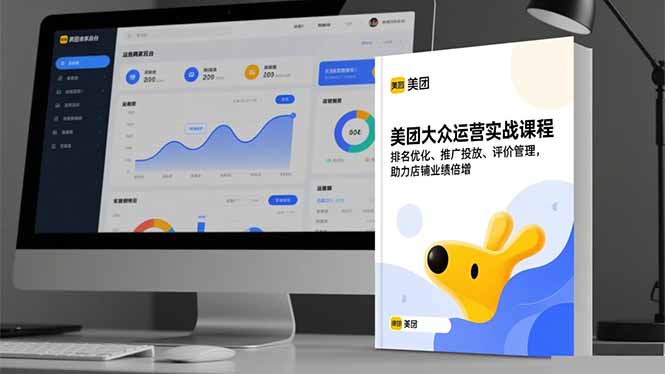 美团大众运营实战课程，排名优化、推广投放、评价管理，助力店铺业绩倍增-悟思笔记，一个低调的学习营。