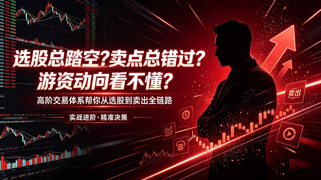 选股总踏空？卖点总错过？游资动向看不懂？高阶交易体系帮你从选股到卖出全链路(更新6月-悟思笔记，一个低调的学习营。