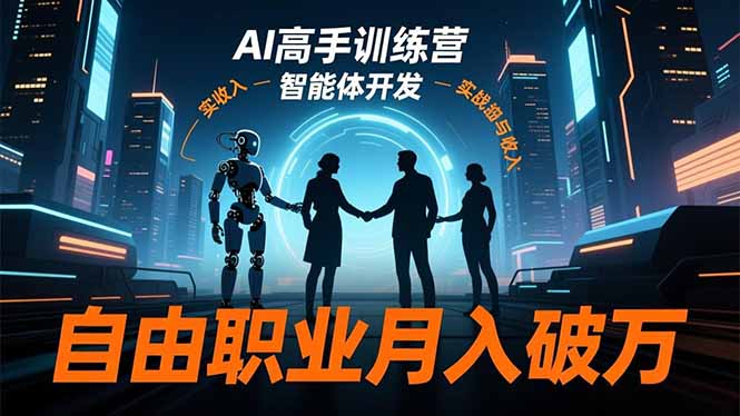 AI高手训练营3.0，ChatGPT，Midjourney，智能体开发，自由职业月入破万-悟思笔记，一个低调的学习营。