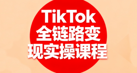 小杨老师·TikTok全链路变现实操课程-悟思笔记，一个低调的学习营。