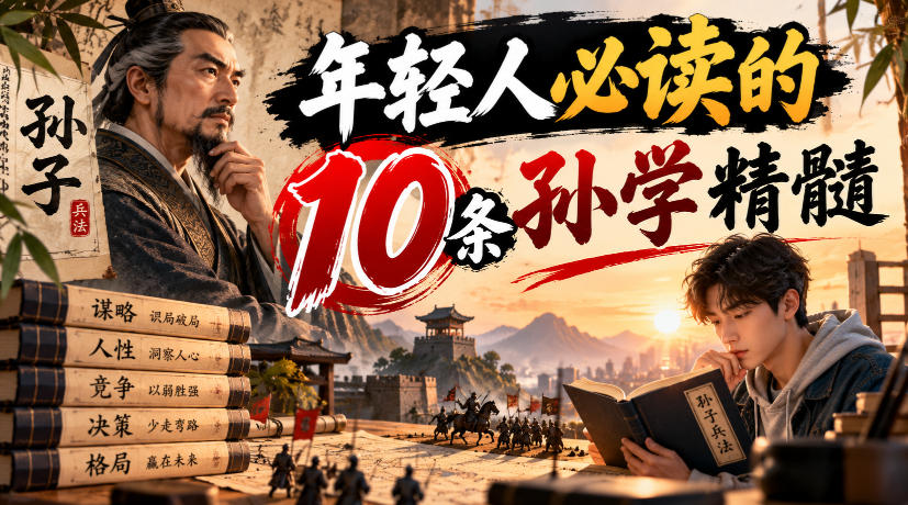 某公众号付费文章：年轻人必读的10条孙学精髓-悟思笔记，一个低调的学习营。