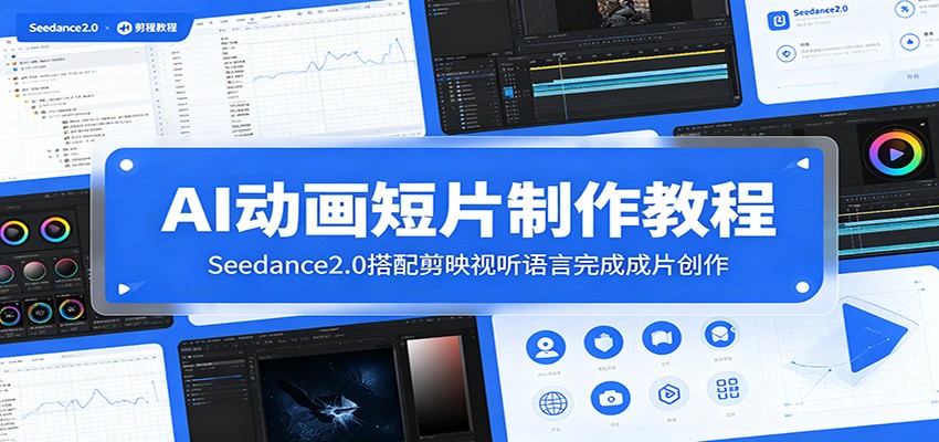 AI动画短片制作教程：Seedance2.0搭配剪映视听语言完成成片创作-悟思笔记，一个低调的学习营。