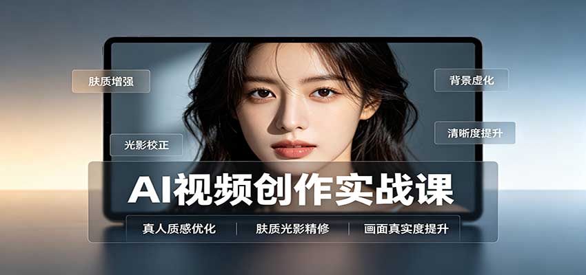 AI视频创作实战课：人物面部情绪调试，真人质感优化，提示词模板与变现方向-悟思笔记，一个低调的学习营。