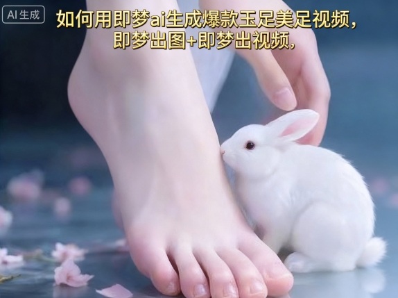 如何用即梦ai生成爆款玉足美足视频，即梦出图+即梦出视频，快速涨粉-悟思笔记，一个低调的学习营。