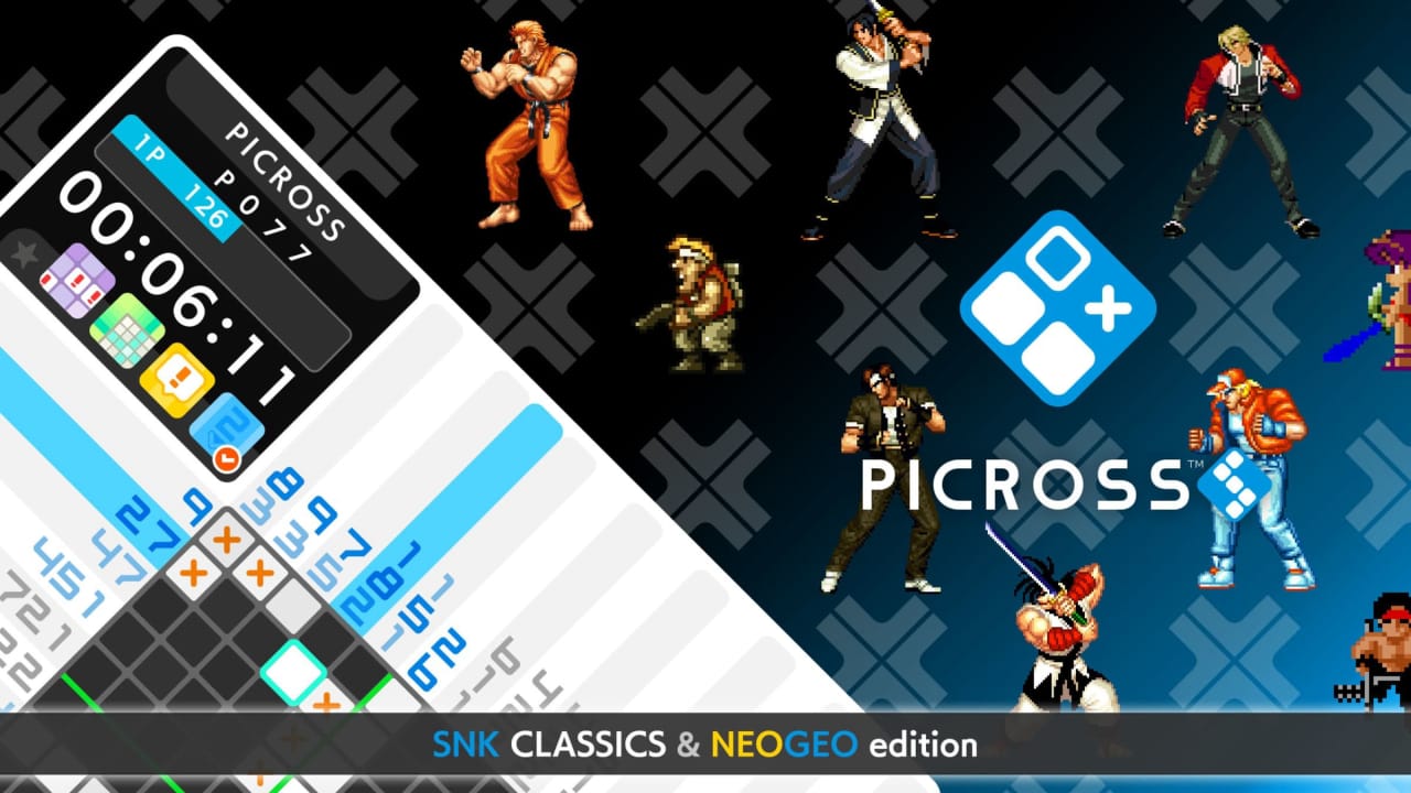 绘图方块S SNK经典＆NEOGEO丨PICROSS S SNK CLASSICS ＆ NEOGEO edition-悟思笔记，一个低调的学习营。