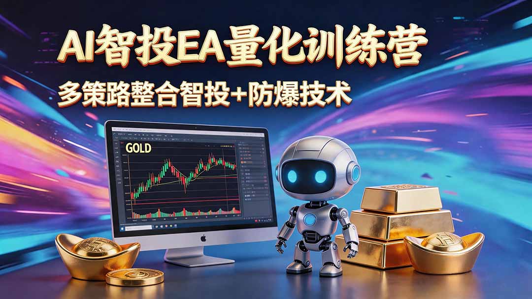 AI智投EA量化运营技术，自动化黄金操盘技术，小白也可以轻松上手日入1000+-悟思笔记，一个低调的学习营。