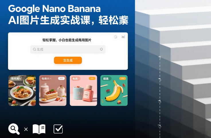 Google Nano Banana AI图片生成实战课，轻松掌握，小白也能生成商用图片-悟思笔记，一个低调的学习营。