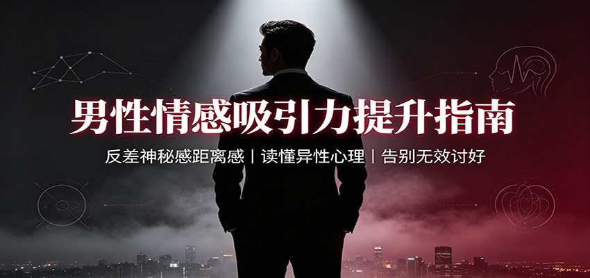男性情感吸引力提升指南：反差神秘感距离感，读懂异性心理，告别无效讨好-悟思笔记，一个低调的学习营。