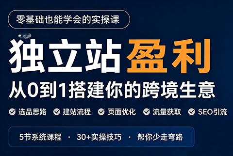 刘老师·5节课跑通独立站盈利全流程-悟思笔记，一个低调的学习营。