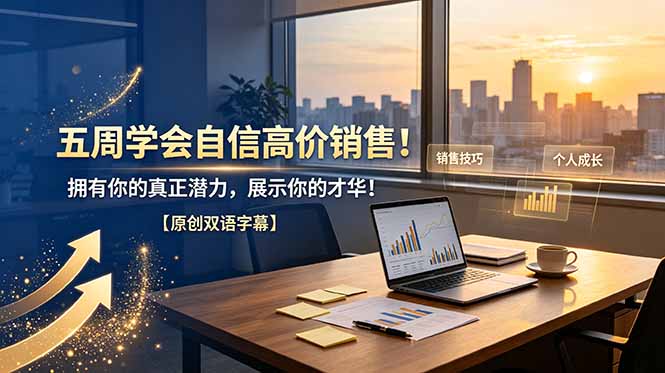 五周学会自信高价销售！拥有你的真正潜力，展示你的才华！【原创双语字幕】-悟思笔记，一个低调的学习营。