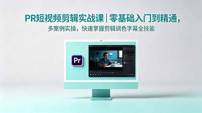 PR短视频剪辑实战课｜零基础入门到精通，多案例实操，快速掌握剪辑调色字幕全技能-悟思笔记，一个低调的学习营。