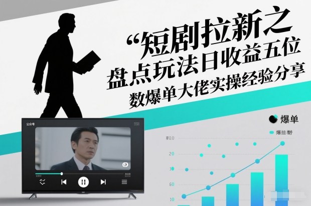 短剧拉新之盘点玩法日收益五位数爆单大佬实操经验分享-悟思笔记，一个低调的学习营。