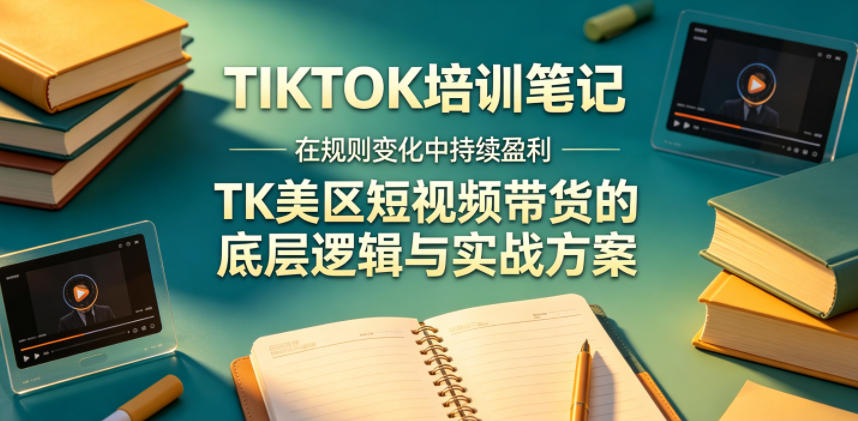 视界跨境TIKTOK4月17培训笔记，在规则变化中持续盈利，TK美区短视频带货的底层逻辑与实战方案【文档】-悟思笔记，一个低调的学习营。
