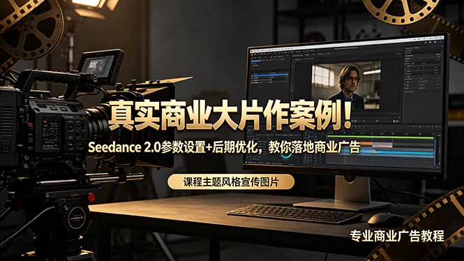 真实商业大片作案例！Seedance 2.0参数设置+后期优化，教你落地商业广告-悟思笔记，一个低调的学习营。