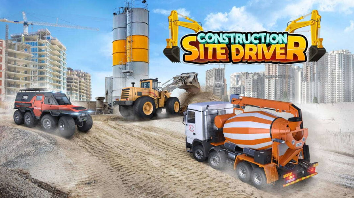 《建筑工地司机 Construction Site Driver》Switch英文版NSZ下载-悟思笔记，一个低调的学习营。