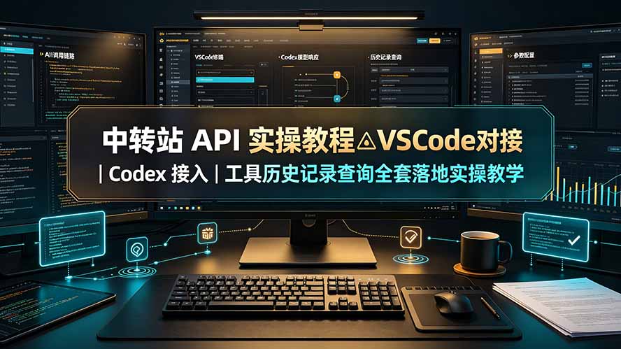 中转站 API 实操教程△VSCode 对接｜Codex 接入｜工具历史记录查询全套落地实操教学-悟思笔记，一个低调的学习营。