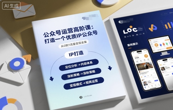 公众号运营高阶课，打造一个优质IP公众号-悟思笔记，一个低调的学习营。