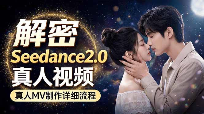 Seedance 2.0电影级真人 MV全流程拆解：提示词、运镜、粒子特效，手把手实操-悟思笔记，一个低调的学习营。