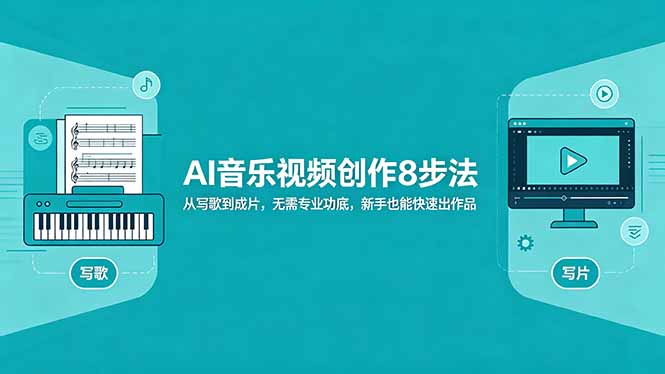 AI音乐视频创作8步法：从写歌到成片，无需专业功底，新手也能快速出作品-悟思笔记，一个低调的学习营。