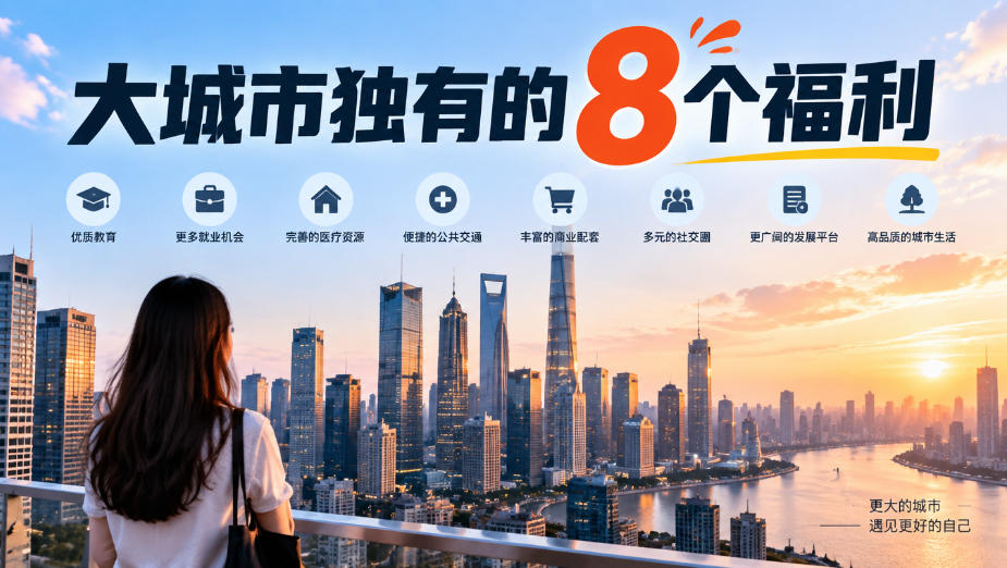 某公众号付费文章：大城市独有的8个福利-悟思笔记，一个低调的学习营。