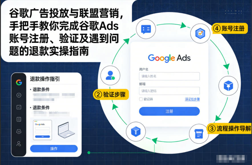 谷歌广告投放与联盟营销，手把手教你完成谷歌Ads账号注册、验证及遇到问题的退款实操指南-悟思笔记，一个低调的学习营。