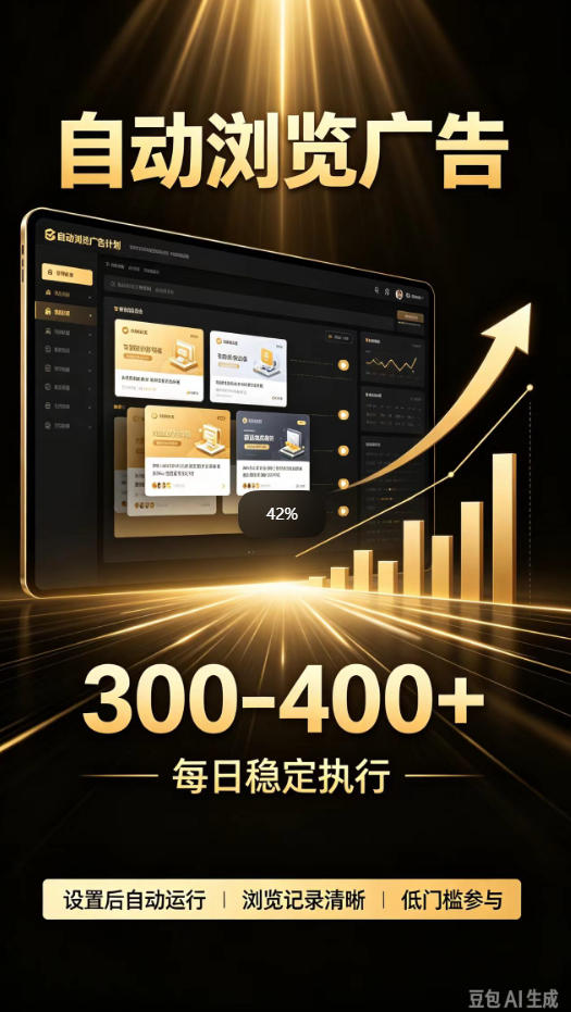 自动浏览广告计划，0门槛副业，日入300-400，躺賺稳定风口项目，无需人工操作，解放双手【揭秘】-悟思笔记，一个低调的学习营。