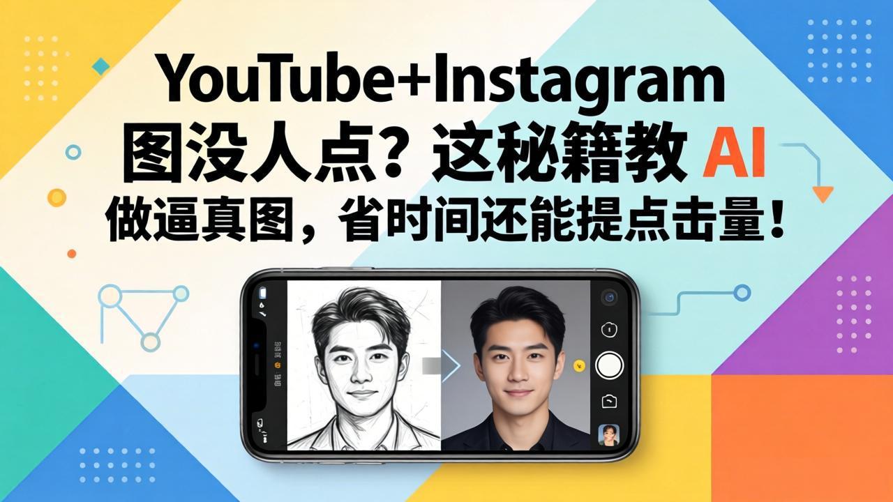 YouTube+Instagram图没人点？这秘籍教 AI 做逼真图，省时间还能提点击量-悟思笔记，一个低调的学习营。