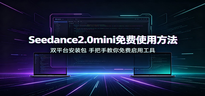 Seedance2.0mini免费使用方法：双平台安装包，手把手教你免费启用工具-悟思笔记，一个低调的学习营。