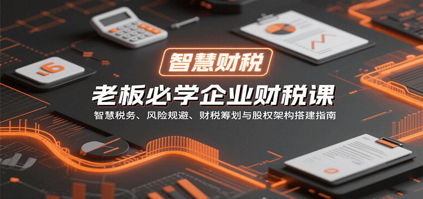 老板必学企业财税课：智慧税务、风险规避、财税筹划与股权架构搭建指南-悟思笔记，一个低调的学习营。