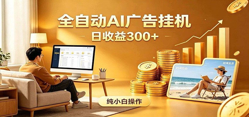 AI风口项目，全程解放双手，后台自动运行赚取收益，每天稳定收益300+-悟思笔记，一个低调的学习营。