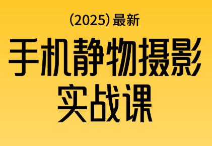 金老师·2025爆款手机静物摄影实战课-悟思笔记，一个低调的学习营。
